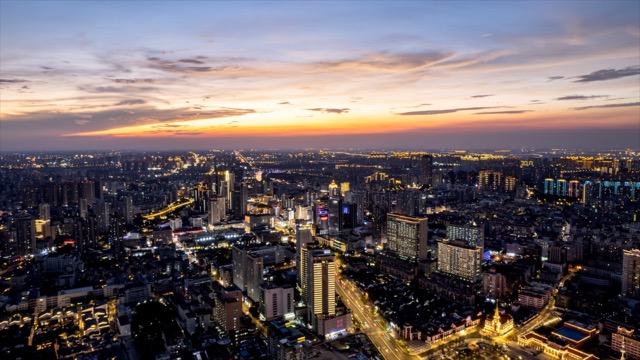 「天宁」文化宫夜景