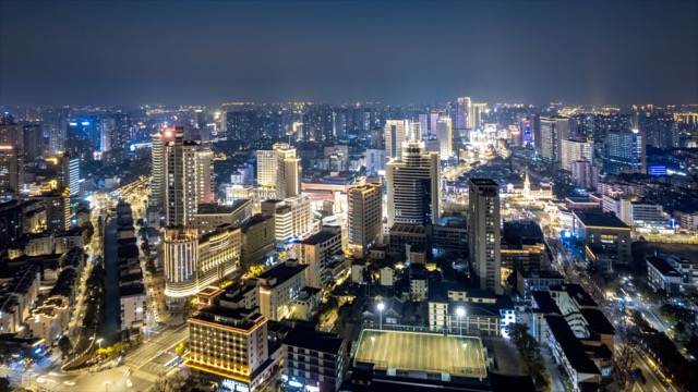 「天宁」文化宫夜景