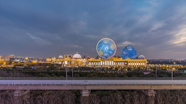 「新北」江南环球港日夜过渡