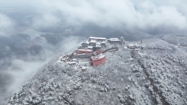 「金坛」大茅峰雪景