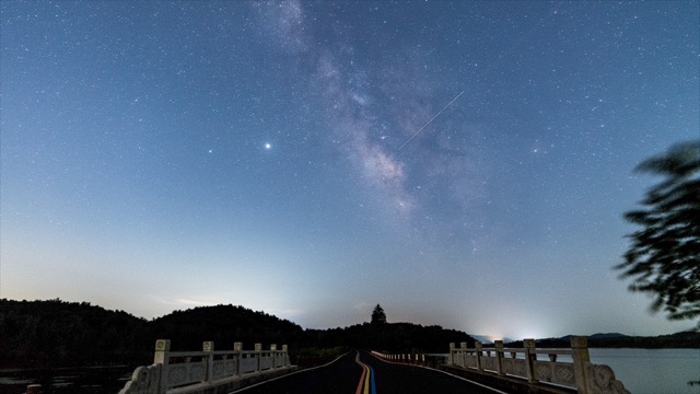 「溧阳」天目湖国家湿地公园星空