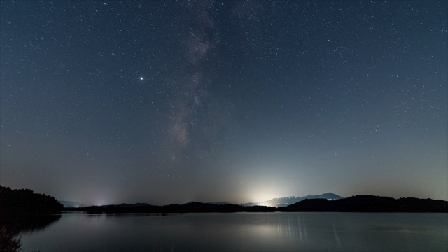 「溧阳」天目湖国家湿地公园星空