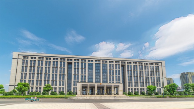 「金坛」金坛区政府大范围移动延时
