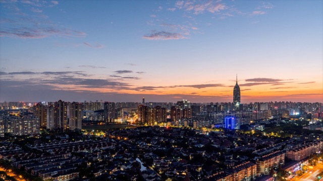 「新北」大景 日落