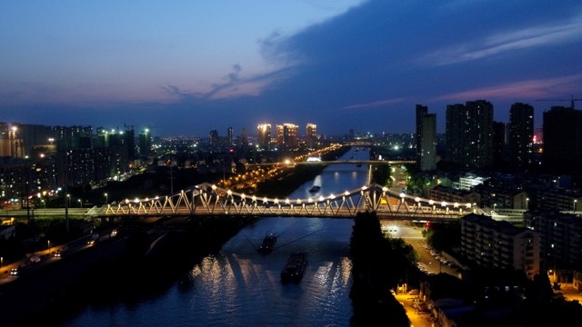 「武进」花园街大桥 夜景