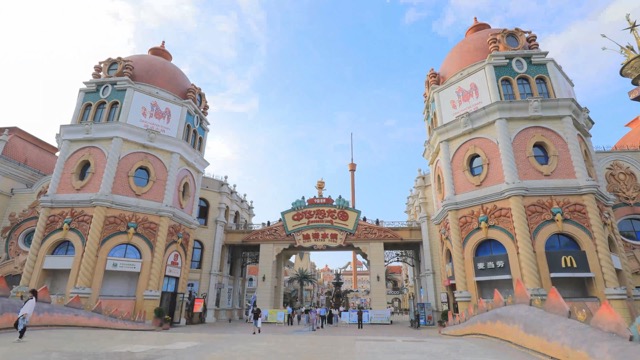 「新北」迪诺水镇人流延时