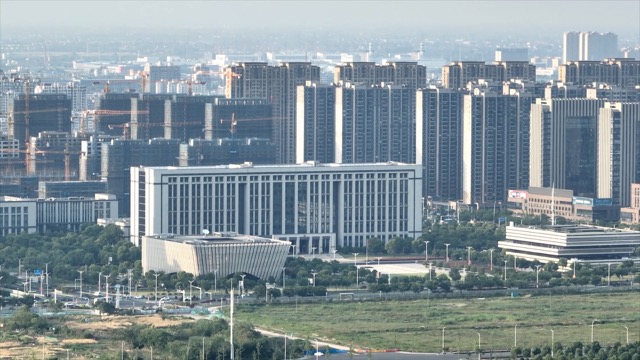 「金坛」金坛区政府航拍