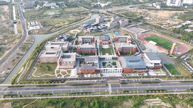 「金坛」华罗庚高级中学 航拍
