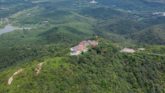「金坛」茅山三茅峰航拍延时