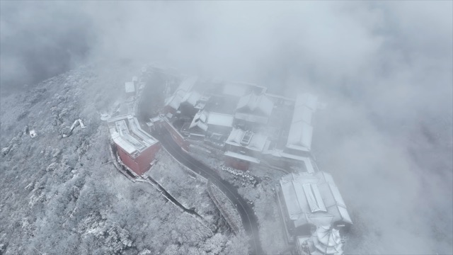 「金坛」茅山雪景