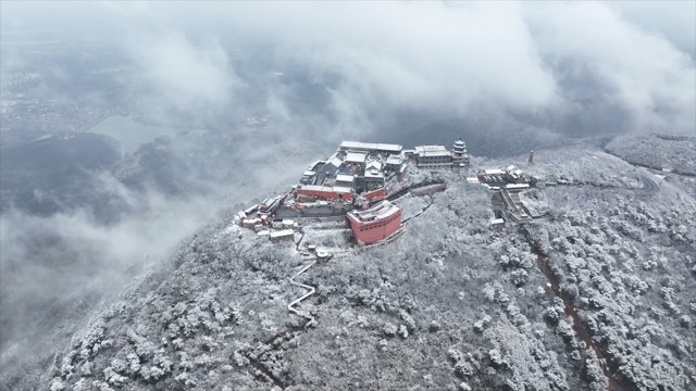 「金坛」茅山雪景