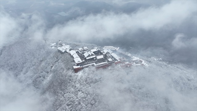 「金坛」茅山雪景