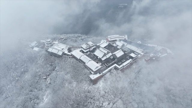 「金坛」茅山雪景