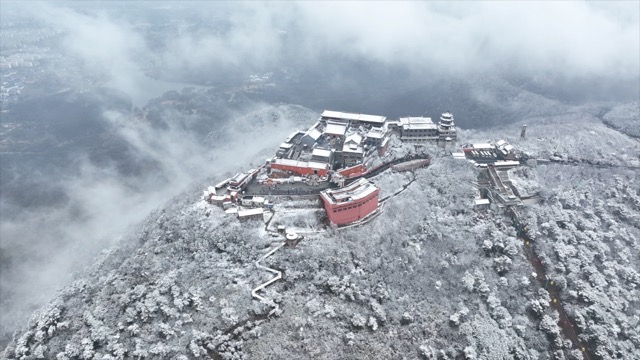 「金坛」茅山雪景