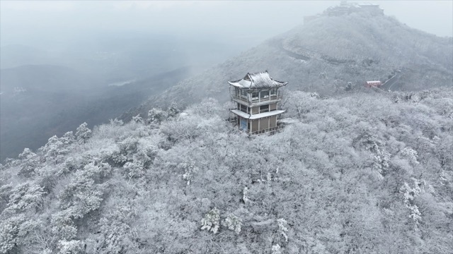 「金坛」茅山雪景