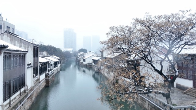 青果巷 雪景