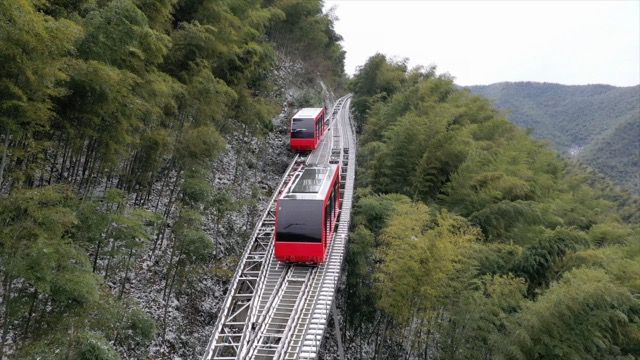 「溧阳」南山竹海观光缆车 
