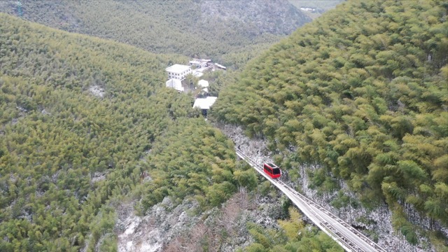 「溧阳」南山竹海观光缆车 
