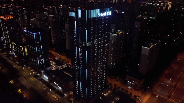 世茂香槟湖大厦 夜景