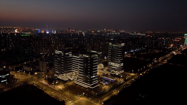 金融大厦 夜景