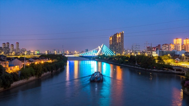 「武进」龙城大桥夜景
