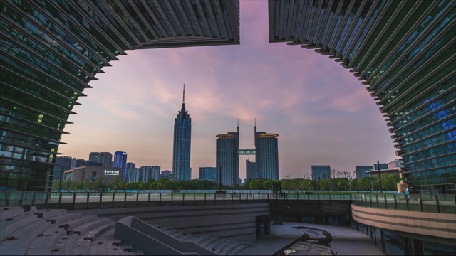 「新北」文化广场日转夜