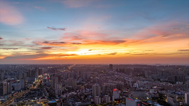 「天宁」大景晚霞
