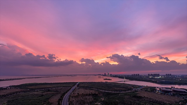 西太湖晚霞