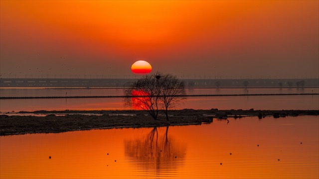西太湖日落