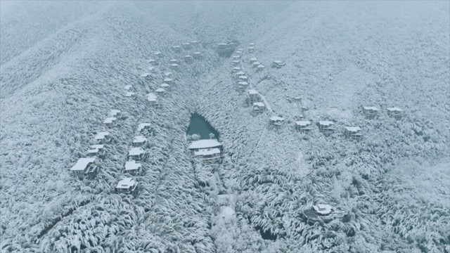 「溧阳」御水温泉雪景