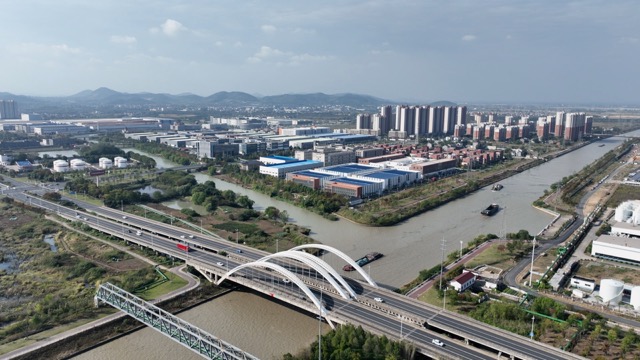 「溧阳」中关村航拍大景