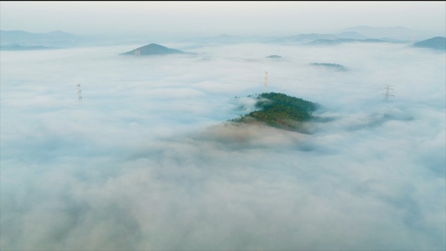 「溧阳」天目湖山区平流雾