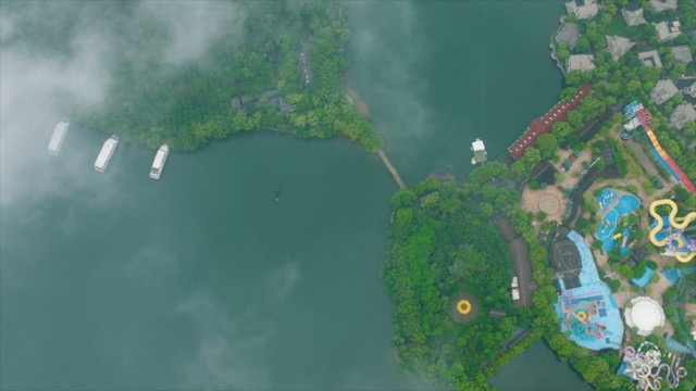 「溧阳」雨中天目湖