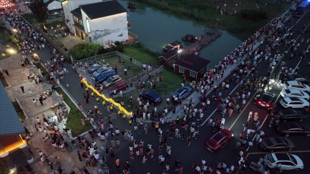 「金坛」柚山村七夕灯会