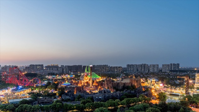 中华恐龙园 日夜过渡延时