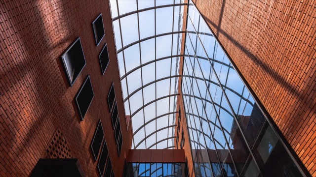 常州市老图书馆建筑光影延时