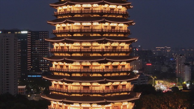 天宁宝塔 超长运镜600