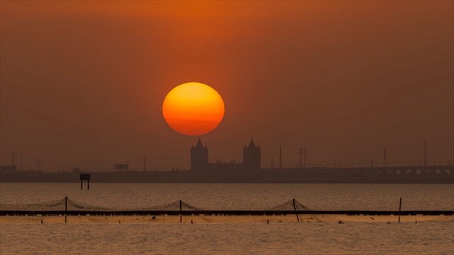 西太湖日落