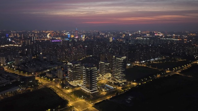 「天宁」金融商务区 夜景