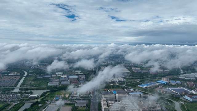「天宁」云海中青洋路高架