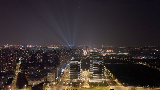 「天宁」金融中心 夜景
