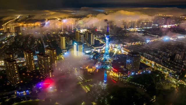 「武进」新天地云端夜景