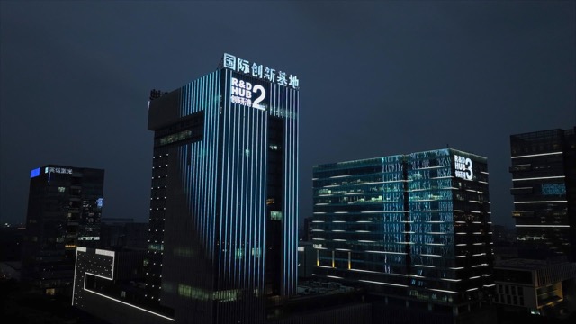 「武进」创研港夜景