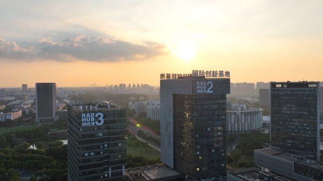 「武进」创研港黄昏大景