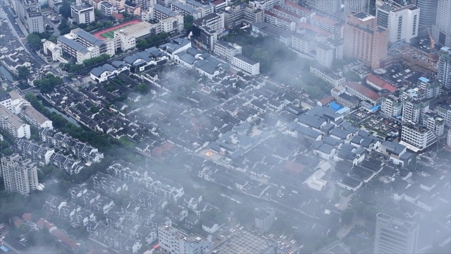 「天宁」青果巷云海航拍