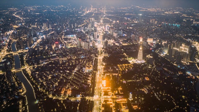 「天宁」高空夜景