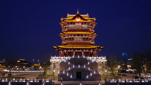 「天宁」菱溪公园夜景
