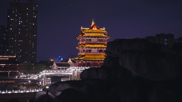 「天宁」菱溪公园夜景