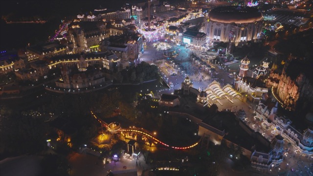 「新北」中华恐龙园夜景