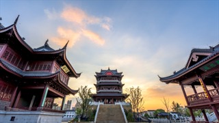 「天宁」菱溪公园 丁达尔光